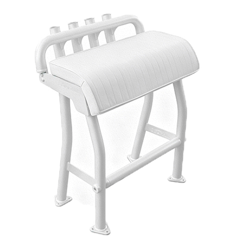 Dolphin Pro Leaning Post White Coated Frame - S version 29in Long Cushion